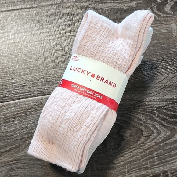 6 pair Lucky Brand super soft Boots Socks - Picture 2 of 5